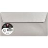 5 Enveloppen Pollen 110x220 mm - Zilver