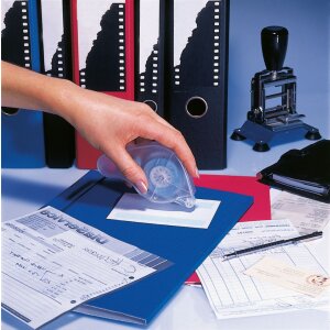Zelfklevende dispenser transfer blauw - verwijderbaar