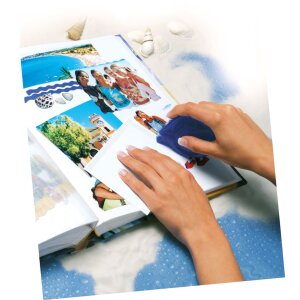 Zelfklevende dispenser transfer blauw - verwijderbaar