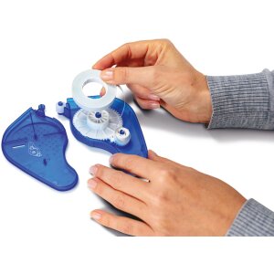 Zelfklevende dispenser transfer blauw - verwijderbaar