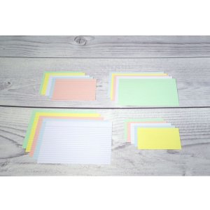 Indexkaarten a8 gelinieerd roze 100st