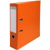 Map gemaakt van pp met 2 ringen, rug 80mm, din a4 extra breed oranje