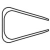 Aansluitrail Serodo 25 stuks 12mm transparant