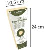 Set van 100 scheidingsstroken geperforeerd trapeziumvormig gemaakt van gerecycled karton 190g Voorspel, 105x142mm Chamois