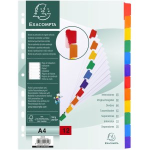 2312e Exacompta Register Manilla karton in din a4 formaat