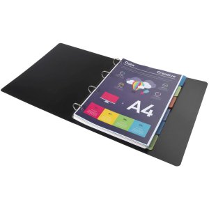 Register din a4 met 6 tabbladen