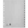 Ringband index pp a4 xxl jan-dec Grijs