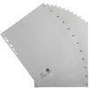 Ringband index pp a4 xxl jan-dec Grijs