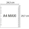 Ringband index pp a4 xxl jan-dec Grijs