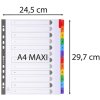 Exacompta Register din a4 met 12 tabbladen