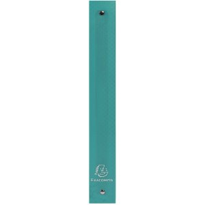Ringband gemaakt van pp 700µ met 4 ringen 30mm, rug 40mm, ondoorzichtig, din a4 extra breed groen