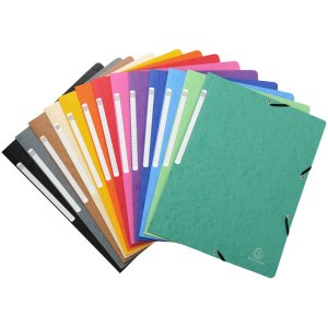 Hoekomslag van Manilla karton 400g Nature Future, voor din a4 formaat Assortiment kleuren