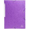 Zadelmap a4+ scotch 3 kleppen paars