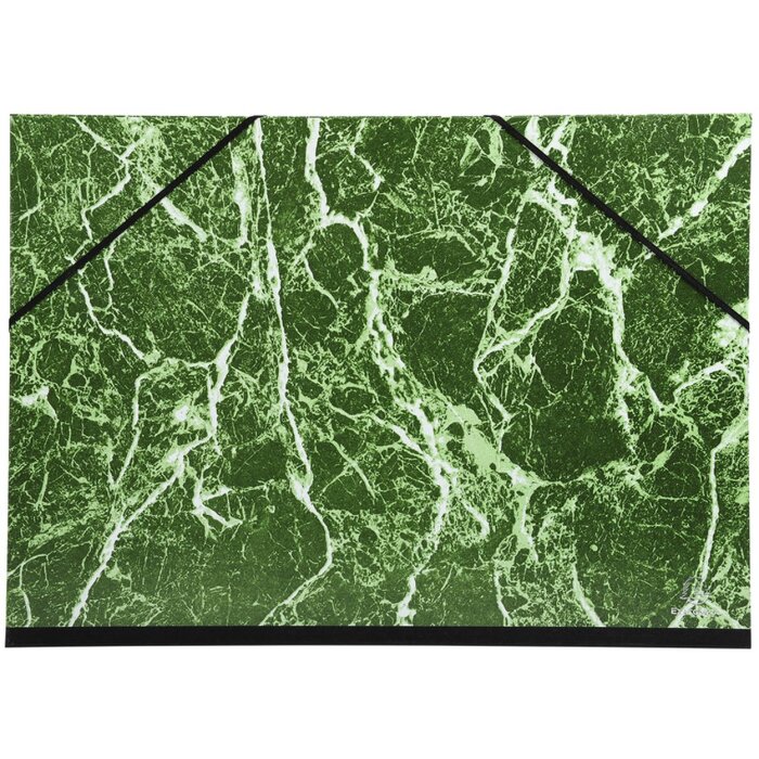 Portefeuille marmer groen in 37x52 cm