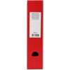 Opstaande pvc 2mm rug 70mm met vastgelijmde etikethouder en grijpgat Rood
