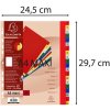 Gekleurde registers gemaakt van pp, 20-delig, voor din a4+ - geassorteerde kleuren