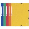 Map met elastiek en 3 kleppen din a4 geassorteerde kleuren