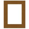 HNFD Afgewerkt passepartout 30 x 30 cm op 20 x 20 cm middenbruin