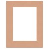 HNFD Afgewerkt passepartout 40 x 40 cm op 30 x 30 cm cognac