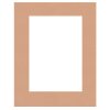 Afgewerkt passepartout 40 x 60 cm op 30 x 45 cm cognac