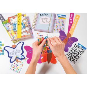 herma magische letters, glitter
