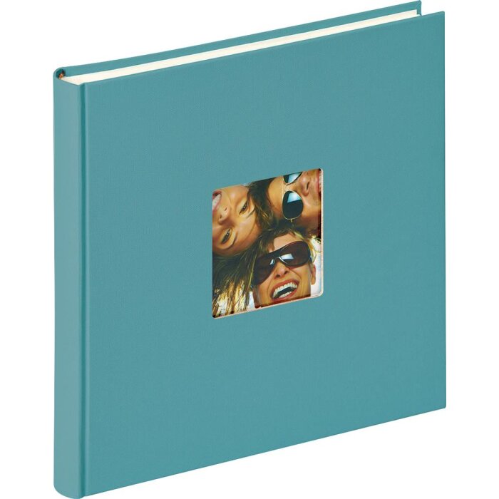 Walther Fotoalbum Fun 26x25 cm petrol groen 40 witte paginas