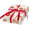 verliefde appel en peer inpakpapier