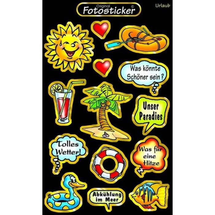 Fotoalbum Sticker Vakantie - Motief 4