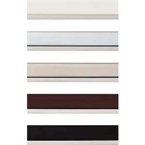 Metro Polystyreen Lijst 10x15 cm staal