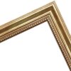Antieke houten lijst 21 x 29,7 (a4) cm goudkleurig antireflecterend glas