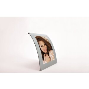 Metalen portret lijst basixx zilver voor 9x13 cm