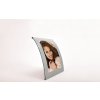 Metalen portret lijst basixx zilver voor 10x15 cm