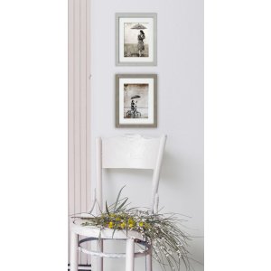 Houten lijst parel 10x15 cm grijs