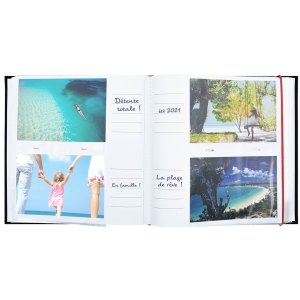 Stockalbum Linea 200 fotos 11x15 cm zwart