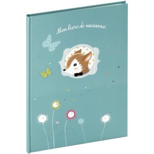 Foxy Baby Dagboek blauwe tekst frans formaat a4