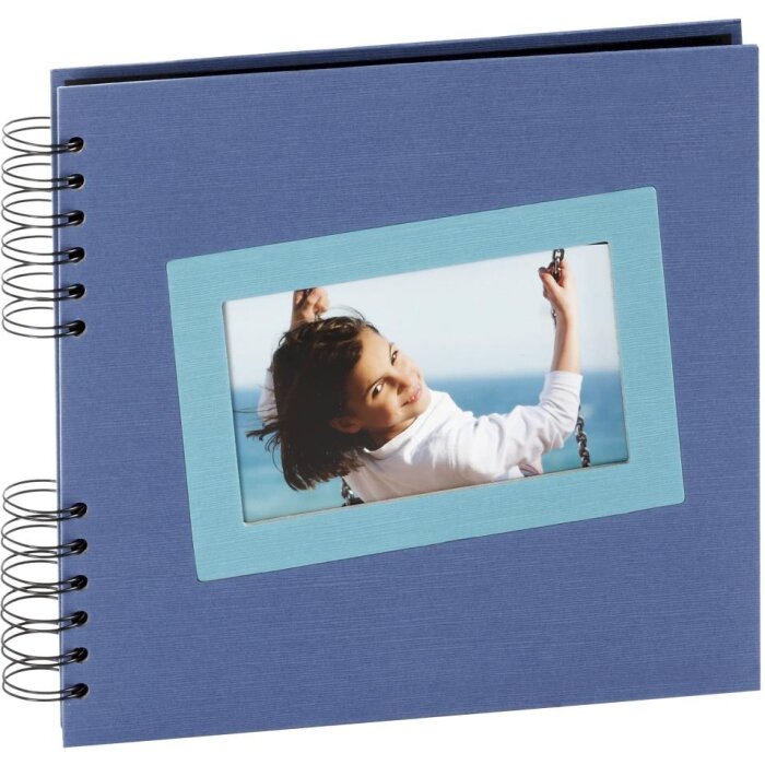 Klein album Tais blauw 22x22 cm
