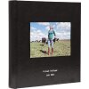 Fotoalbum kolara zwart met uw foto + tekst 30x30 cm 100 zwarte paginas