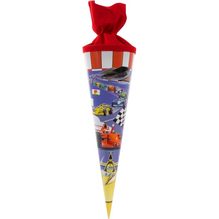 Formule 1 suikerkegel voor jongens 35 cm