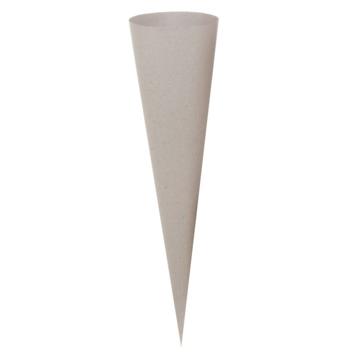 Schoolkegel blanco grijs rond 35 cm