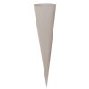 Schoolkegel blanco grijs rond 35 cm