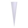Schoolkegel wit 70 cm
