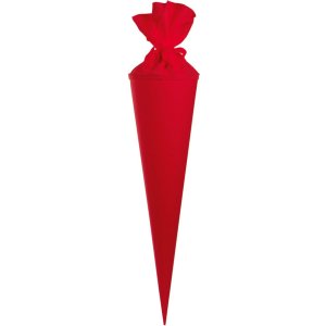 Schoolkegel gekleurd karton 70 cm assorti
