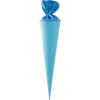 Schoolkegel lichtblauw 70 cm