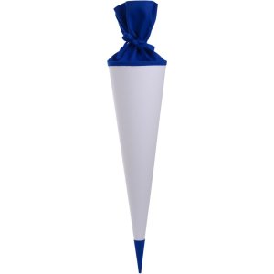 70 cm schoolkegel blanco wit 1 stuk
