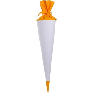 70 cm schoolkegel blanco wit 1 stuk