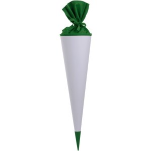 70 cm schoolkegel blanco wit 1 stuk