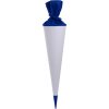 70 cm schoolkegel blanco wit 1 stuk