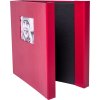 HNFD Maxi Fotoalbum Lona rood 34,5x33 cm 100 zwarte paginas
