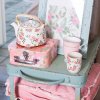 Keramische mok 6x8 cm roze