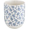 6x8 cm keramische mok blauw